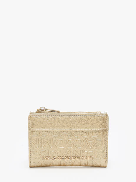 Portefeuille Lola casademunt Goud logo 16